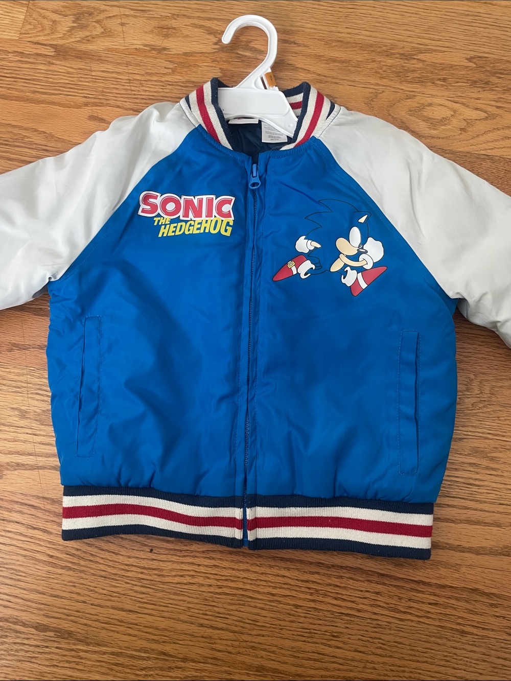 Blue & White Kids Jacket